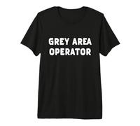 Grey Area Operator Funny Spy Secret Agent Halloween Premium T-Shirt