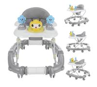 Grey Baby Walker Bouncer First Steps Push Along Activity Music Ride On Car Melody