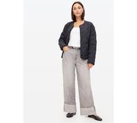 Grey Baggy Wide Leg Turn Up Hem Denim Jeans 20S