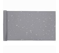 Grey Balcony 60cm x 800cm No Drill Terrace Privacy Opaque Wind & UV Pction Outdoor Balcony Cover Includes Nylon Cable Ties & Cord.
