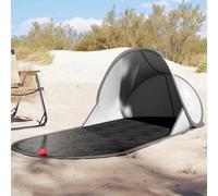 Grey Beach Tent Pop-up, Waterproof 190T Polyester, UV Protection Sun Shelter, Instant Outdoor Camping Hiking Tent with Carry Bag, 190x80x60cm