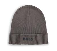 Grey Beanie Hat For Men - male - Boss - Accessories - Gray - ONE SIZE - Accessories ONE SIZE