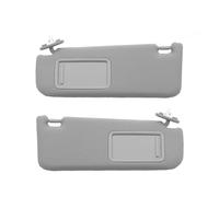 Grey Beige Car Sun Visor Left Right Side Driver Side Passenger Side Sunvisor Compatible For Toyota Camry 2012 2013 2014 2015 2016 2017(A Pair of Grey)