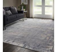 Grey Beige Modern Abstract Luxurious Rug For Dining Room Bedroom & Living Room-160Cm X 221Cm