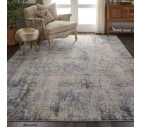 Grey Beige Modern Luxurious Easy To Clean Abstract Rug For Dining Room Bedroom And Living Room-160Cm X 221Cm