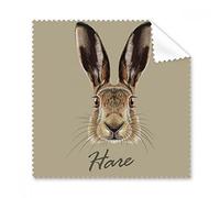 Grey Big-nosed Wild Hare Animal Glasses Cloth Cleaning Cloth Gift Phone Screen Cleaner 5pcs