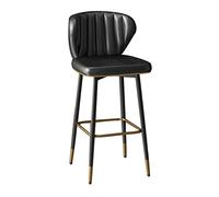 Grey & Blue Swivel Stool with Metal Frame Chairs for Home Bar and Kitchen (Comfortable Lumbar Support)