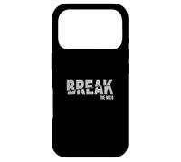 Grey Break The Mold Monochrome Color Graphic Case for iPhone 17 Pro