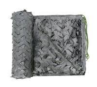 Grey Camo Netting 3x5m Heavy Duty Camouflage Net, Military Camouflage Netting for Hunting Blind, Sunshade Mesh Nets Camo Net for Camping Shooting 1x7m 2x6m 4x15m 9x9m(2x4.0m)