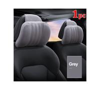 (Grey) Car Headrest Maybach S-Class Ultra Soft Pillow Suede Fabric Comfortable
