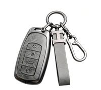 Grey Car Key Cover Compatible with Chery Jaecoo J7 J8 J9 Tiggo 8 Pro Tiggo 8plus 5 Plus 7pro Tiggo 7 Pro Max Omoda 5 C5 Car Key Fob Case