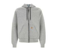 Grey Car-Lux Hooded Jacket - male - Carhartt Wip - Zip-throughs - Gray - S - Sweatshirts & Hoodies S