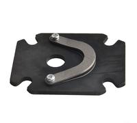 Grey Cast Iron Valve Plate Cylinder Head for Air Compressor, 48x62mm/48x72mm Options, High Accuracy Hole Pitch, Thermal Fatigue Resistant Replacement Gasket Kit(48x62mm)