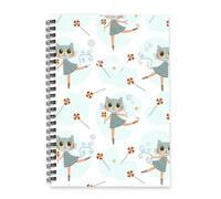 Grey Cat Ballerinas 2026 Planner A5 To Do List Notebook Journal Daily 2026 Diary for Men Diary and Planner for Housework Week To View Monthly Year with Dotted Line Note Page Slim