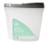 (Grey) Cereal Containers Dispenser Dry Food Storage Box Cereal Tub Kitchen Plastic 3.5L
