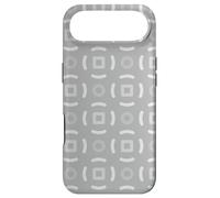 Grey Charcoal Circle Lines Rings Nordic Scandi Pattern Case for iPhone Air
