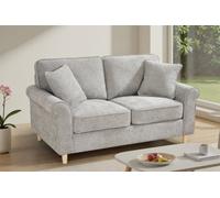 Grey Chenille Fabric 2 Seater Sofa Freddie