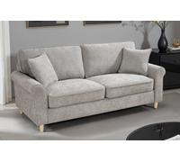 Grey Chenille Fabric 3 Seater Sofa Freddie