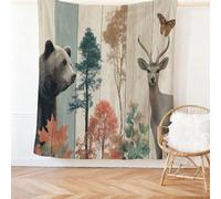 Grey Children's Blanket Flannel, Animals Forests Insects Printed Throws, Soft Warm Lightweight Blankets for Girls Gifts Sofa Bedroom Nap Bed Gift Birthday Party 230 x 230 cm