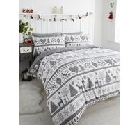 Portfolio Noel Single Duvet Set - Grey