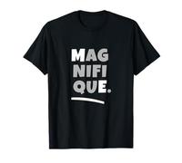 Grey Color Magnifique ME Grey Graphic T-Shirt