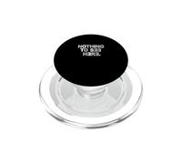 Grey Color Nothing To See Here Grey Graphic PopSockets PopGrip for MagSafe
