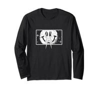 Grey Color The Eyes, Chico Grey Graphic Long Sleeve T-Shirt