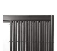 (Grey, Cover 5Pcs) PVC Garden Privacy Fence Panel /Fixing Clip