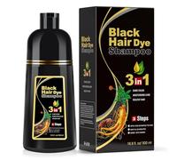 Grey-Covering Hair Colouring Shampoo, 3-in-1 Unisex Formula, Herbal Ingredients, 100% Coverage & Long-Lasting, Suitable for All Hair Types,