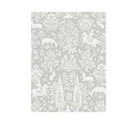 Crown Wallcoverings Woodland Wallpaper Grey M1168 Full Roll