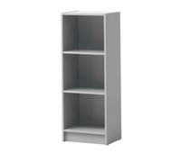 Grey Cube Bookcase 3 4 Tier Wooden Shelving Storage Display Shelf Unit Stand