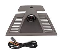 Grey Dash Clock Bezel Cover 970 552 151 01 4U0 Replacement for 2010 2016 ABS Material Easy Installation Direct Fit Dashboard Clock Display Surround Trim (black instrument)