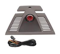 Grey Dash Clock Bezel Cover 970 552 151 01 4U0 Replacement for 2010 2016 ABS Material Easy Installation Direct Fit Dashboard Clock Display Surround Trim (bright red instrument)