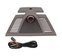 Grey Dash Clock Bezel Cover 970 552 151 01 4U0 Replacement for 2010 2016 ABS Material Easy Installation Direct Fit Dashboard Clock Display Surround Trim (Dark red instrument)