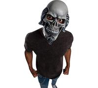 Grey Deadly Shakesfear Mask, 1 Pc. - Stylish Design, Perfect Accessory for Halloween Parties, Festivals, Cosplay, & Spooky Events Halloween, World Book Day