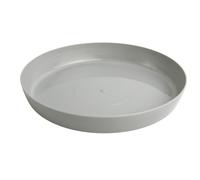 (Grey, Diameter: 110mm) Gloss Planter Saucer Drip Trays Flowerpot Surface Protector Plastic Vibrant