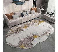 Grey Distressed Contemporary Modern Area Rug For Living Room Bedroom Dining Room Home Office Kitchen Runner Rug(Dark Gray,160x230cm)