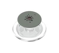 Grey Dog Claw Paw Monogram Print Cute Letter B Paws PopSockets PopGrip for MagSafe