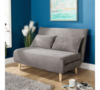 Double Clic Clac Sofa Bed Sleeper Couch Upholstered Living Furniture Home Source Grey One Size
