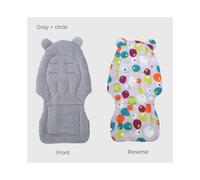 (Grey (Double sided)) Baby Stroller Accessories Cotton Diapers Changing Nappy Pad Seat Carriages/Pram/Buggy/Car General Mat for New Born