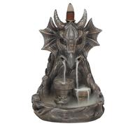 Something Different Grey Dragon Backflow Incense Burner, Grey