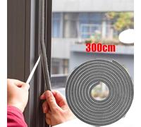 Grey Draught Excluder Brush Pile Seal Strip 9x5mm Polypropylene Weatherproof Noise Insulation Door and Window Seal for Sliding Doors Sash Cabinet Furniture Gaps Vermin Dust Cold