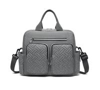 (Grey) Durable And Functional Changing Tote bag