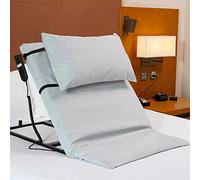 Grey Electric Backrest for Medical, Heavy Duty Back Rest, Adjustable Lifting Bed Backrest, Portable Pillow Lifter for Neck Head and Lumbar Support