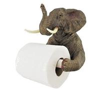 Grey Elephant Bathroom Toilet Roll Holder Bathroom Accessories Marco Paul Bronze One Size