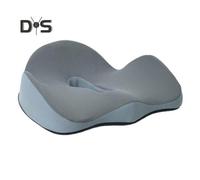 (grey) Ergonomic Buttocks Cushion Hemorrhoid Seat Pad U-shaped Tailbone Pressure Relief Memory Foam Support Soft Back Pain Relief Slow Rebound Comfortable