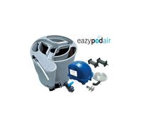 (Grey) Evolution Aqua Eazy (Easy) Pod Air With Air Pump Pond and Koi Filter System