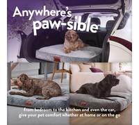Slumberdown Extra Large Grey Padded Pet Bed