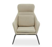 Grey Fabric Chair, Easy Care Fabric Chair, Indoor Dining with Fabric Dinner Armchair