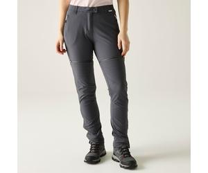 Grey female 20 R Regatta Women's Mountain Zip Off Walking Trousers Grey, Size: 20 R